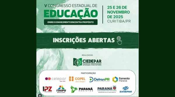 Vem aí o V Congresso Estadual de Educação!
