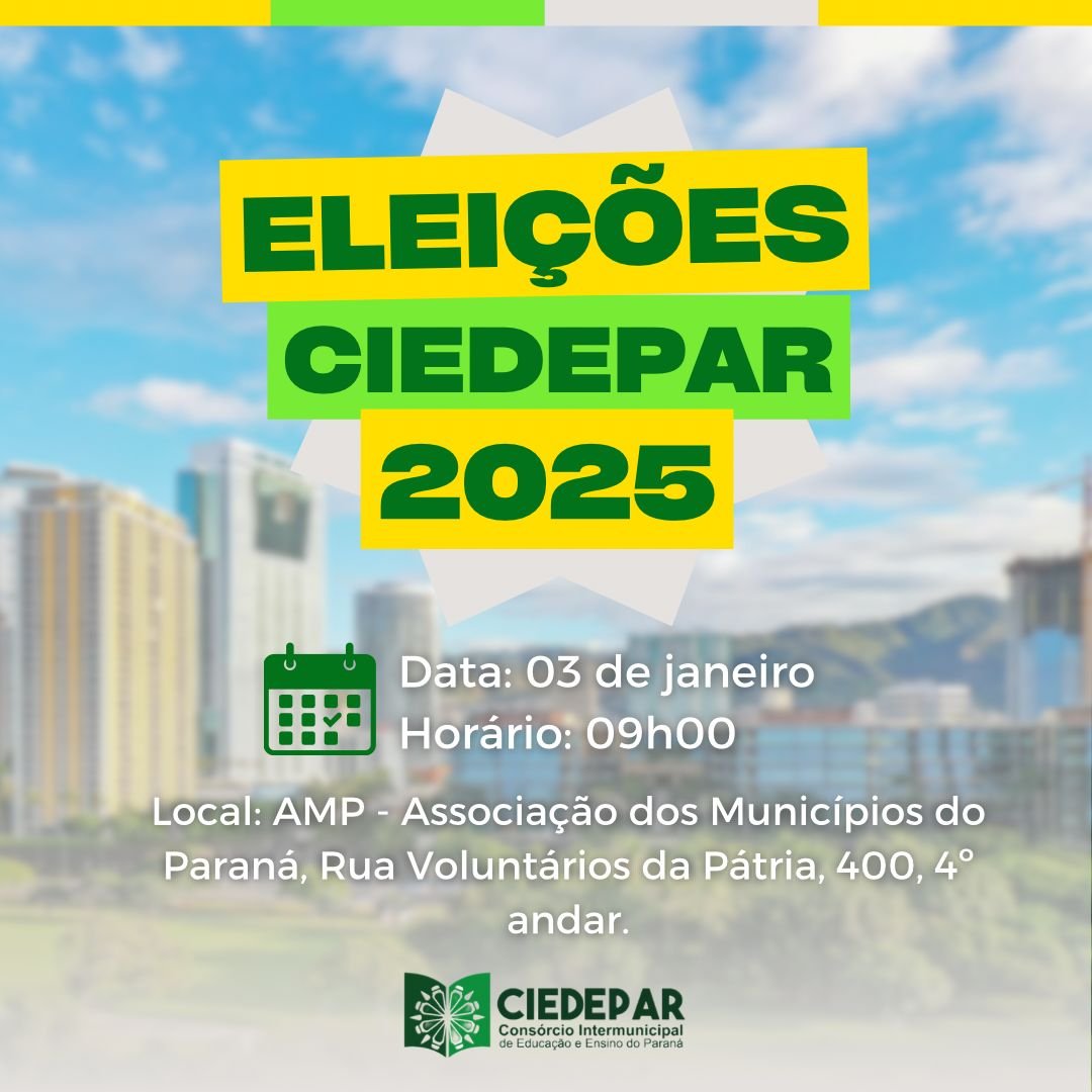 Eleições Ciedepar 2025