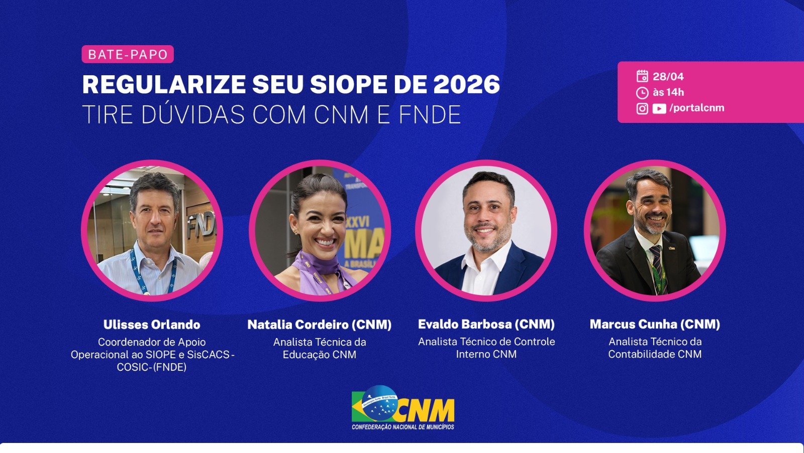 CNM realiza live com o FNDE para orientar regularização de Municípios negativados no Cauc; participe