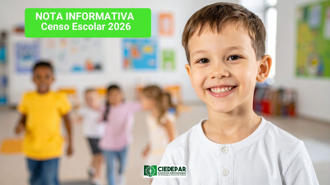 NOTA INFORMATIVA CENSO ESCOLAR 2026 - Registro correto das matrículas e garantia do financiamento da educação pública municipal