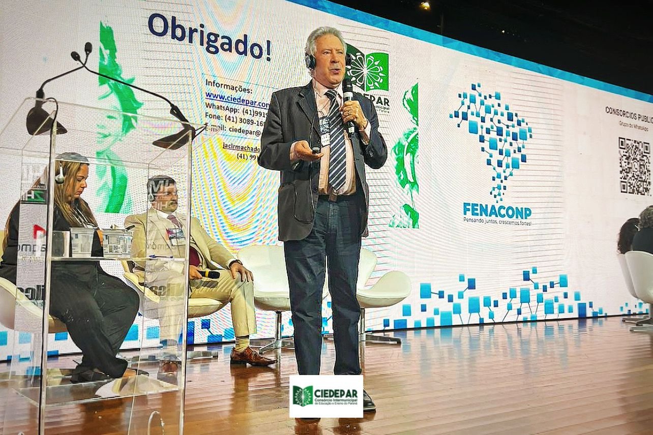 O Secretário Executivo Do Ciedepar, Prof. Jacir Machado Participa Do Congresso Nacional Dos Consórcios Públicos, Realizado Pela Federação Nacional De Consórcios Públicos (Fenaconp)