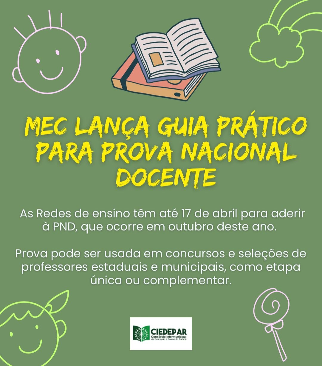 MEC lança guia prático para Prova Nacional Docente
