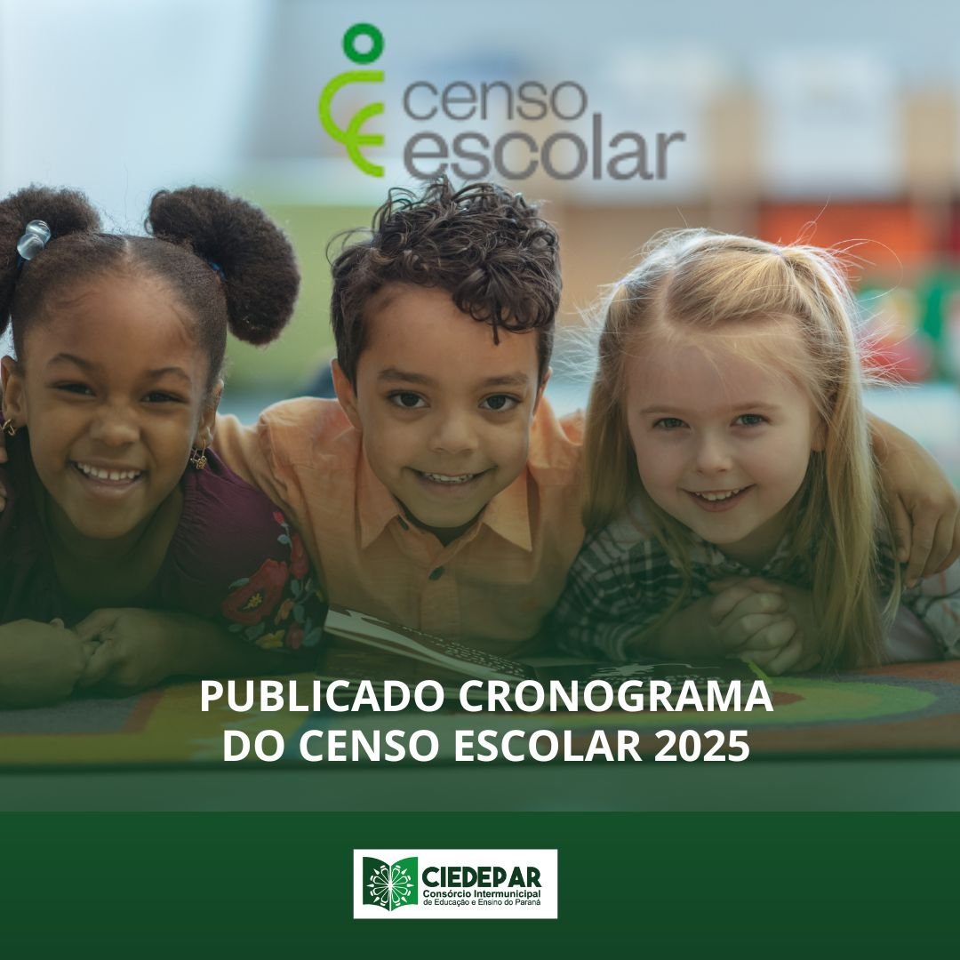 Publicado cronograma do Censo Escolar 2025